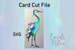 pop up Heron, Cut card design, bundle, card making Product Image 1