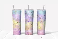 Abstract spiral tumbler,Unicorn tumbler,Skinny tumbler wrap Product Image 2