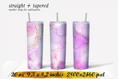 Alcoholic ink tumbler,20 oz skinny tumbler sublimation Product Image 1