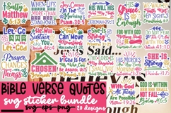 Bible Verse SVG Sticker Bundle Product Image 1