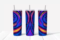 Tie Dye tumbler,abstract tumbler,20oz skinny tumbler Product Image 2