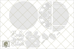 Baby It&#039;s Cold Outside Door Hanger SVG | Winter Mittens Sign Product Image 2