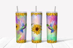 Hummingbird tumbler,20 oz skinny tumbler sublimation Product Image 2