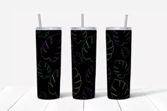 Palm leaves tumbler ,20 oz skinny tumbler sublimation Product Image 3