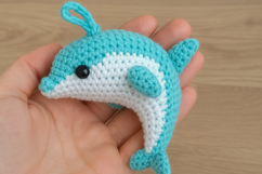 Dolphin Keychain Crochet Pattern Product Image 4