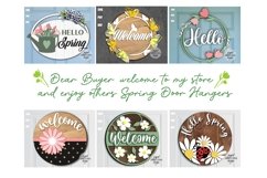 Butterly Welcome sign | Hello Welcome door sign Product Image 4