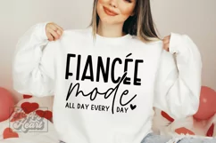 Fiancee Mode SVG - Future Mrs - Engaged Era Shirt - Bride Product Image 1