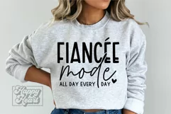 Fiancee Mode SVG - Future Mrs - Engaged Era Shirt - Bride Product Image 3
