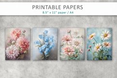 Floral Junk Journal Paper Product Image 2