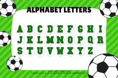Football Field Alphabet Soccer Varsity Sport Letters Stadium Product Image 2