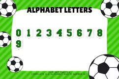 Football Field Alphabet Soccer Varsity Sport Letters Stadium Product Image 3
