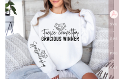 Fierce competitor gracious winner Sleeve SVG Design Product Image 1