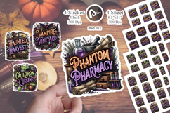 Cosmic Spellbound Halloween Sticker Product Image 1