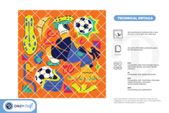 World Cup 3D SVG - Kick It in Style 3D Shadow Box Product Image 4
