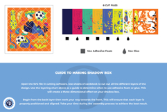 World Cup 3D SVG - Kick It in Style 3D Shadow Box Product Image 5