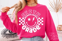 Retro 5th Grade SVG - Back To School PNG - Fifth Grade Era Product Image 3