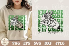 Fifth Grade Crew SVG PNG, Dxf Eps Png, Fifth Grader Svg Product Image 1