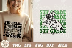 Fifth Grade Crew SVG PNG, Dxf Eps Png, Fifth Grader Svg Product Image 2