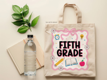 Fifth Grade SVG / PNG, Back To School SVG, School First Day Product Image 2