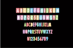 Fifties Pastel Color Font Product Image 5