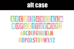 Fifties Pastel Color Font Product Image 3