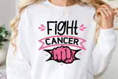 Fight cancer SVG, Cancer Awareness SVG Product Image 1