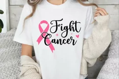 Fight Cancer SVG , Breast Cancer Awareness SVG Product Image 3