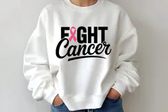 Fight Cancer SVG | Breast Cancer Awareness SVG Product Image 2