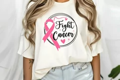 Fight Cancer SVG , Breast Cancer Quotes SVG Product Image 2