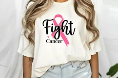 Fight Cancer SVG , Breast Cancer Awareness SVG Product Image 2