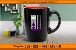 Fight Awareness Flag SVG Cutting Design File Product Image 3