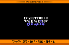 In September We Wear Stomach Cancer Awareness SVG Product Image 1