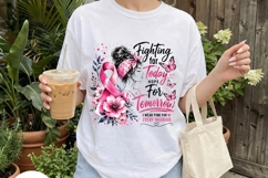 Fighting Today Hope Tomorrow Awareness PNG Product Image 1