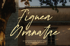 Figuea Granatae - Handwritten Script Font Product Image 1