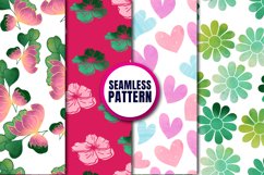 Watercolor Flower Seamless Pattern Product Image 3