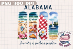 USA STATE America Brushstrokes PNG Watercolor Design Sign Product Image 1