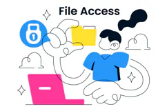6 File Access Vector Illustration Product Image 3