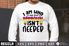 I am who i am your SVG, Gay SVG Design Product Image 1