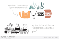 Frankenstein Svg, Halloween Cat Svg, Halloween Layered Svg Product Image 2