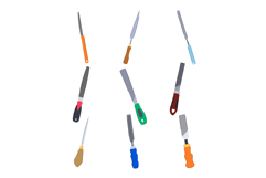 file tool set cartoon Product Image 1