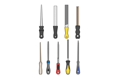 file tool set cartoon Product Image 1