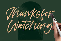 Filmakers Bright - Modern Brush Script Font Product Image 20