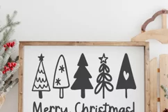 Merry Christmas SVG | Christmas Tree SVG | Cricut SVG File Product Image 2