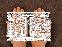 Christmas alphabets I SVG Product Image 2