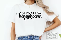 Finally Honeymoonin SVG - Just Married SVG - Honeymoon SVG Product Image 1