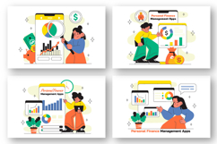 10 Personal Finance Management Apps Illustration Product Image 3