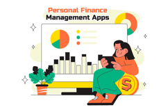 10 Personal Finance Management Apps Illustration Product Image 4