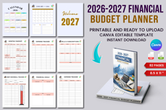 2026 &amp; 2027 Financial Budget Planner Product Image 1