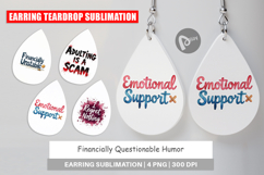 Financially Questionable Earring Product Image 1