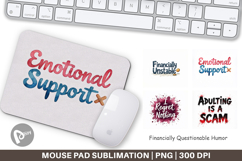 Financially Questionable Mouse Pad Product Image 1